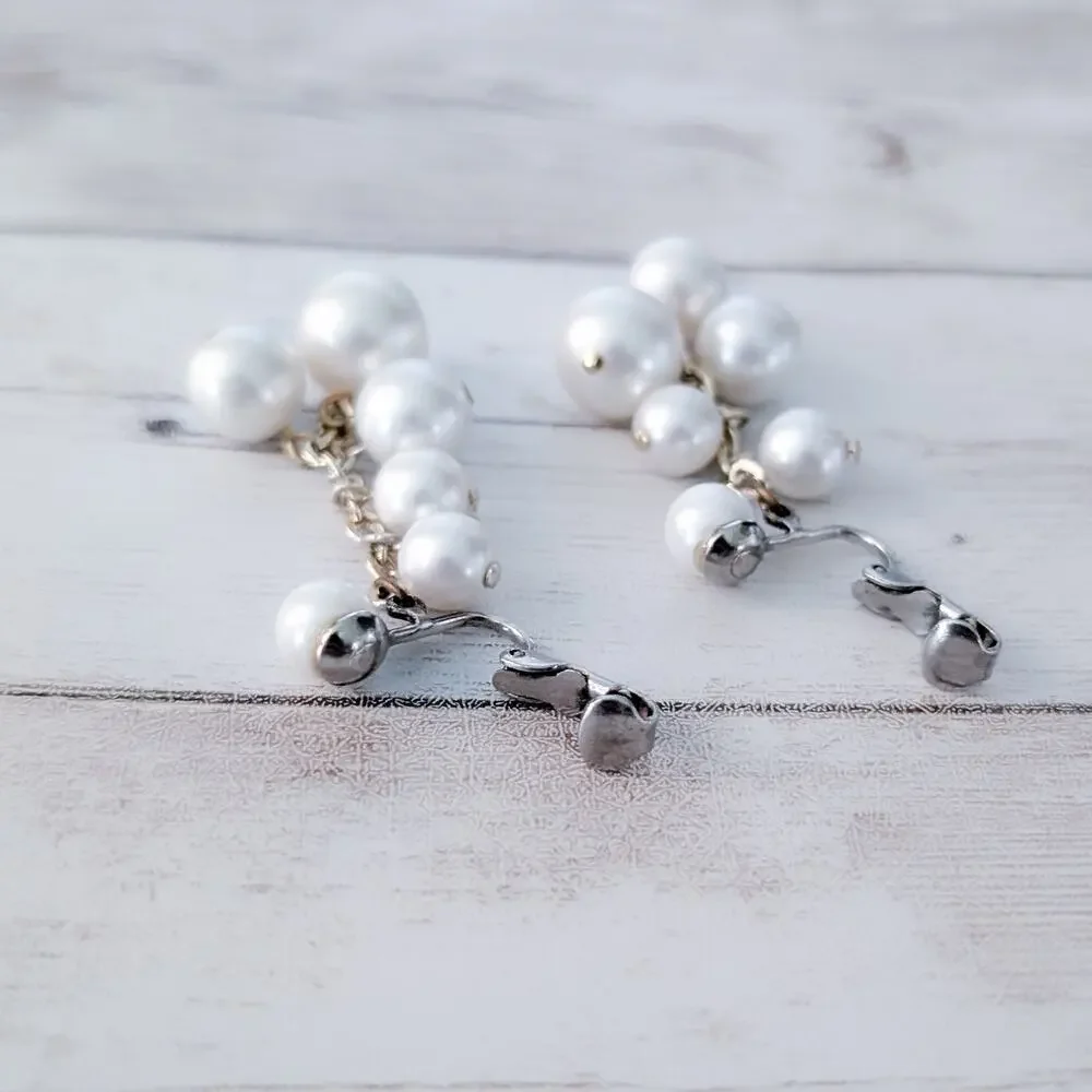 Vintage clip earrings